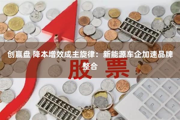 创赢盘 降本增效成主旋律：新能源车企加速品牌整合